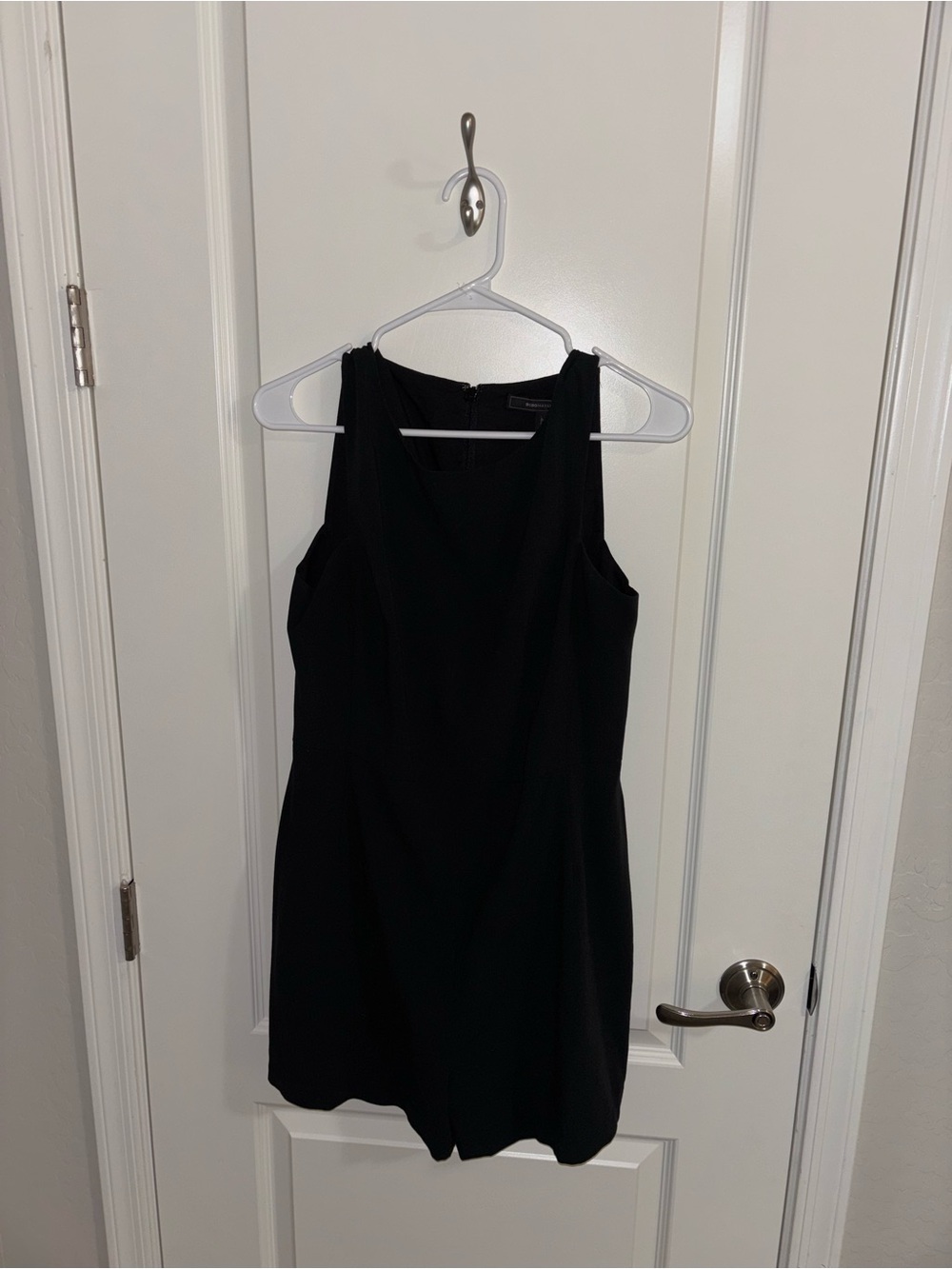 BCBG Max Azria Black Sleeveless Shift Dress